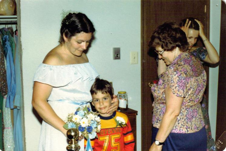 Deryk & Mom, July 18, 1981